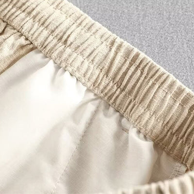 Buddha Stones Drawstring Elastic Waist Men's Shorts With Pockets - image 15