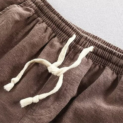 Buddha Stones Drawstring Elastic Waist Men's Shorts With Pockets - image 5