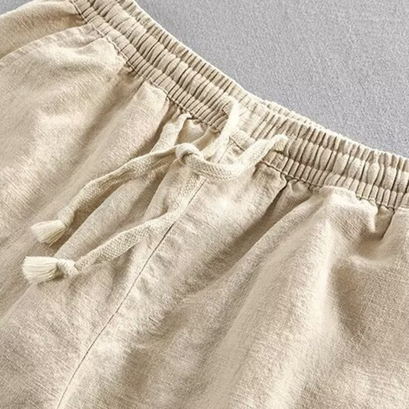 Buddha Stones Drawstring Elastic Waist Men's Shorts With Pockets - image 14