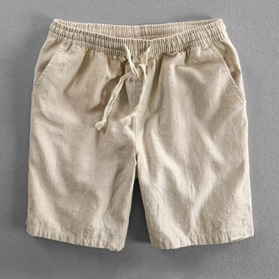 Buddha Stones Drawstring Elastic Waist Men's Shorts With Pockets - Cornsilk - US/UK/AU40，EU50 (3XL) - image 12