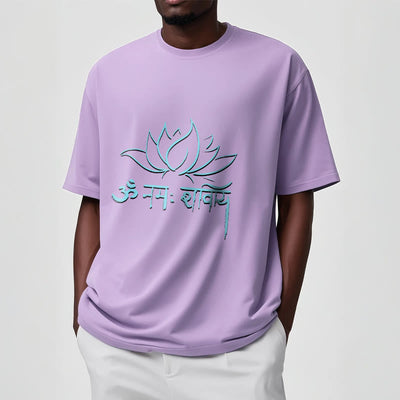 Foviel Lotus Sanskrit Namah Shivaya Tee T-Shirt