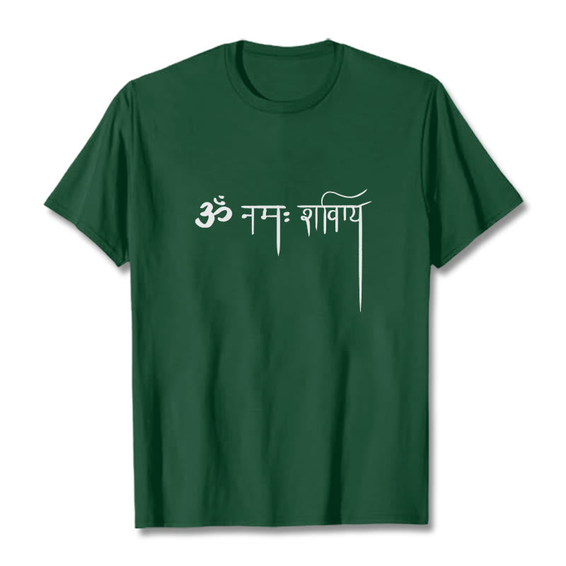 T-shirt Foviel Sanskrit Namah Shivaya Tee
