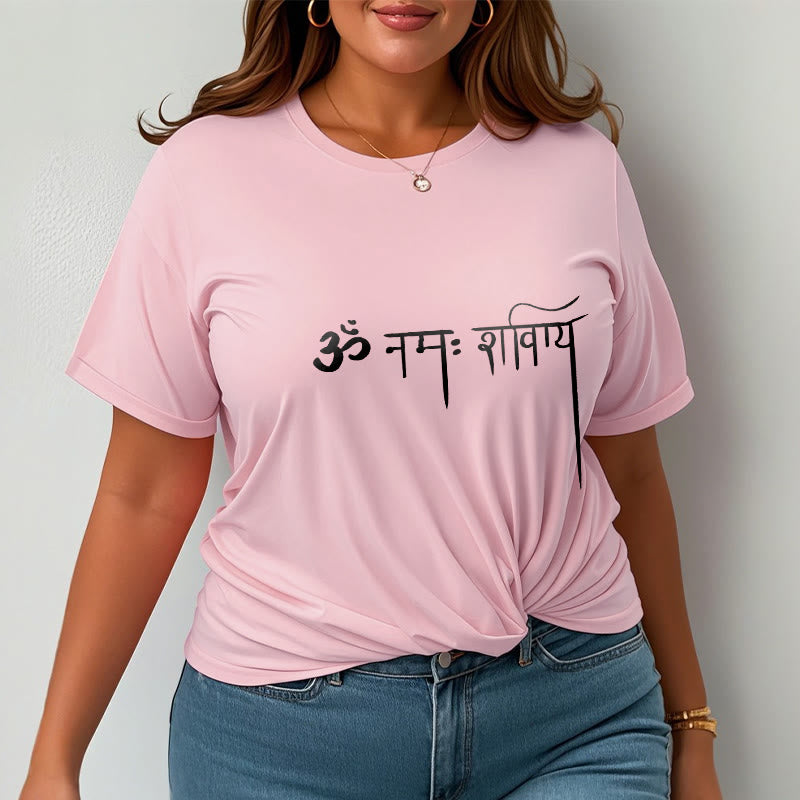 T-shirt Foviel Sanskrit Namah Shivaya Tee