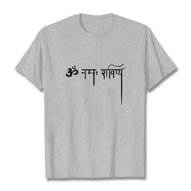 T-shirt Foviel Sanskrit Namah Shivaya Tee