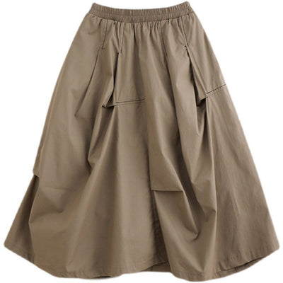 Foviel Summer Casual Irregular Design Women's Skirt With Pockets