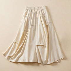 Foviel Summer Casual Irregular Design Women's Skirt With Pockets