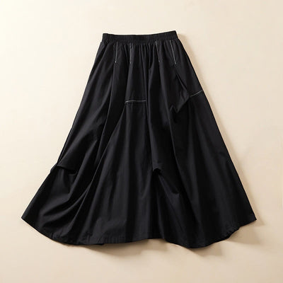 Foviel Summer Casual Irregular Design Women's Skirt With Pockets