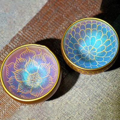 Foviel Handmade Chinese Jianzhan Lotus Flower Pattern Ceramic Teacup Kung Fu Tea Cup 150ml