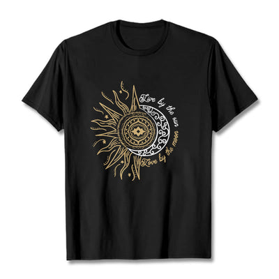 Foviel Live By The Sun Love By The Moon Tee T-shirt