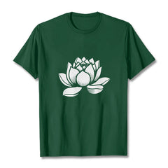 T-shirt Foviel motif fleur de lotus