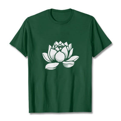T-shirt Foviel motif fleur de lotus