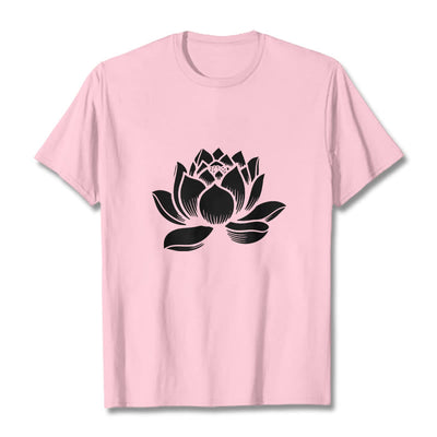 T-shirt Foviel motif fleur de lotus
