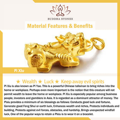 GRATUIT aujourd'hui : Bracelet PiXiu avec caractère Fu gravé sur bois de sappan, symbole de guérison et de chaleur