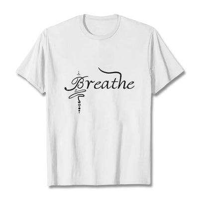 T-shirt Foviel Breathe Word