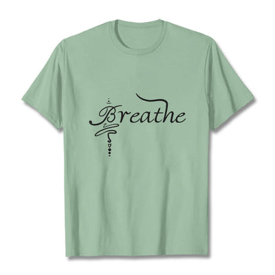 T-shirt Foviel Breathe Word