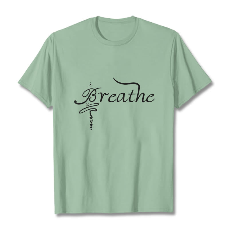 T-shirt Foviel Breathe Word