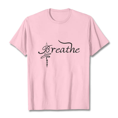 T-shirt Foviel Breathe Word