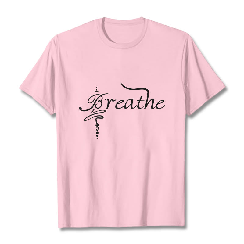 T-shirt Foviel Breathe Word