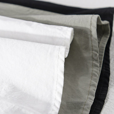 Buddha Stones Spring Daily Line Patchwork Design Lapel Men's Long Sleeve Cotton Linen Shirt With Pockets - image 28