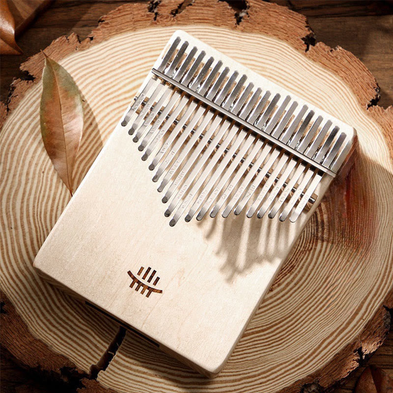 Foviel Kalimba 21 Tasten Daumen Klavier Acacia Maple Sapele Holz Portable Finger Klavier