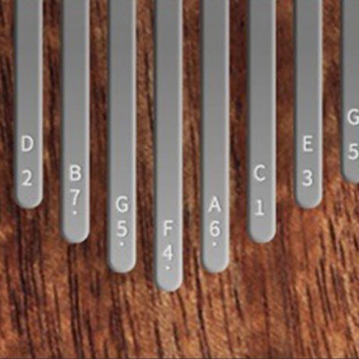 Foviel Kalimba 17 Tasten Daumen Klavier Acacia Sapele Holz Portable Finger Klavier
