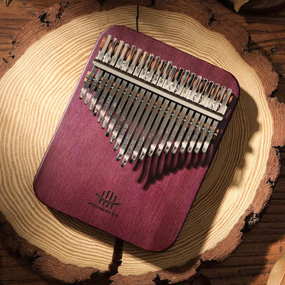 Foviel Kalimba 21 Tasten Daumen Klavier Peltogyne Holz Portable Finger Klavier