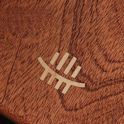 Foviel 21 Keys Kalimba Thumb Piano Yellow Sandalwood Portable Finger Piano