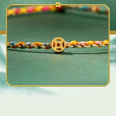 FREE Today: Luck Strength Colorful Rope Coin Bead Extra Thin Braided Bracelet - image 7