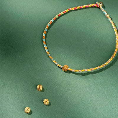FREE Today: Luck Strength Colorful Rope Coin Bead Extra Thin Braided Bracelet - image 6