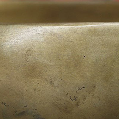 Foviel Handgefertigte Nepal Golden Singing Bowl Einfaches Design für spirituell und Meditation Klangschale Set
