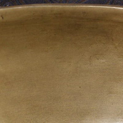 Foviel Handgefertigte Nepal Golden Singing Bowl Einfaches Design für spirituell und Meditation Klangschale Set
