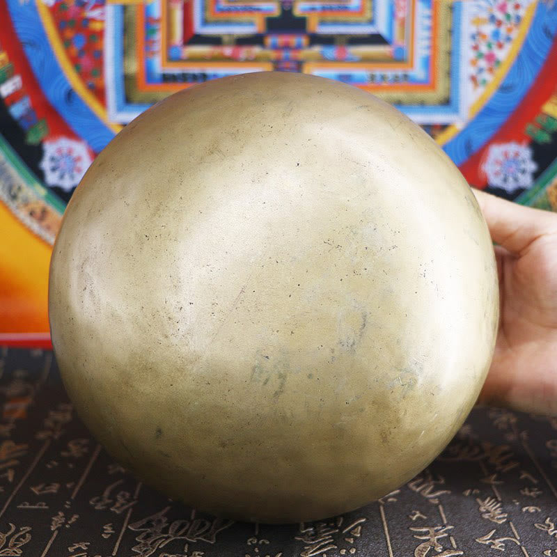 Foviel Handgefertigte Nepal Golden Singing Bowl Einfaches Design für spirituell und Meditation Klangschale Set