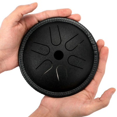 Foviel Steel Tongue Drum Sound Healing Meditation Yoga Drum Kit 6 Note 5.5 Inch