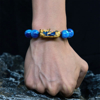 Foviel Colorful Sea Willow Color Change PiXiu Positive Healing Bracelet