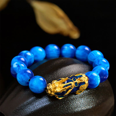 Foviel Colorful Sea Willow Color Change PiXiu Positive Healing Bracelet