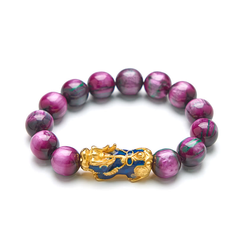 Foviel Colorful Sea Willow Color Change PiXiu Positive Healing Bracelet
