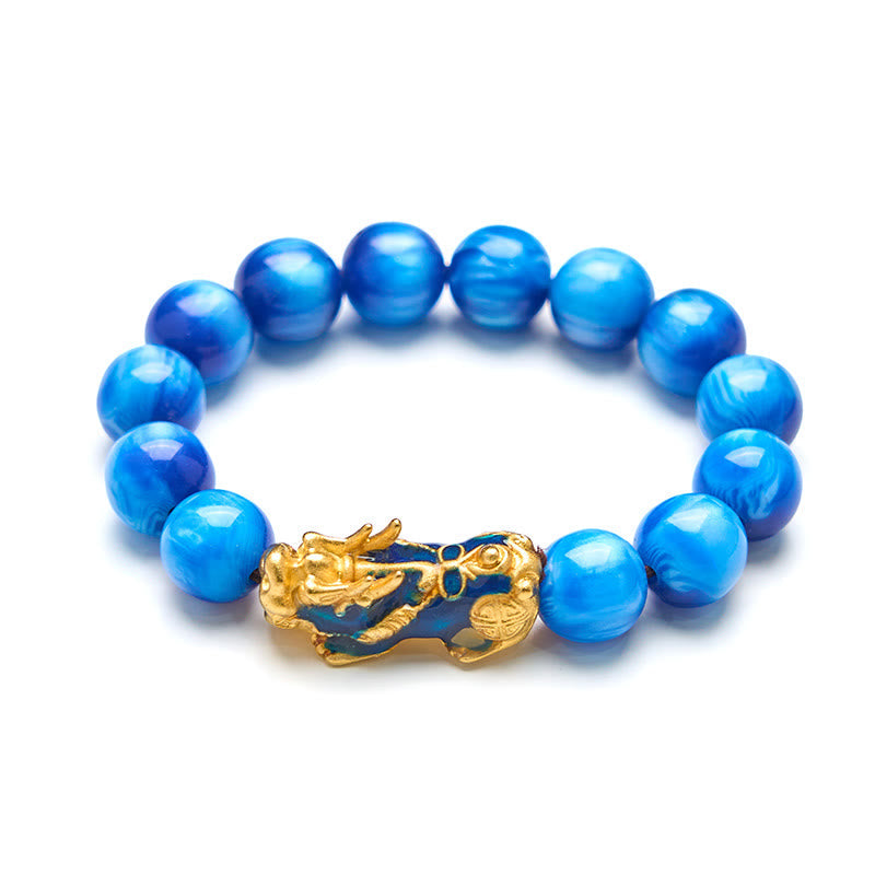 Foviel Colorful Sea Willow Color Change PiXiu Positive Healing Bracelet