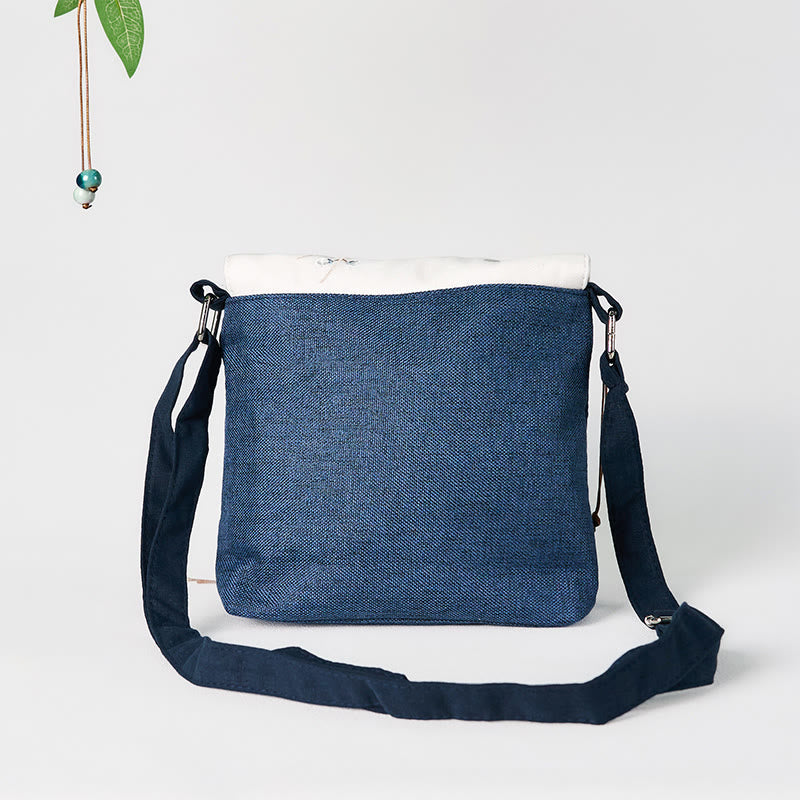 Sac à dos Foviel en toile de polyester brodée à la main, grande capacité