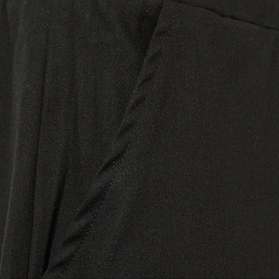 Buddha Stones Spring Plain Simple Patchwork Design Drawstring  Men's 7-8 Length Wide Leg Pants With Pockets - image 21