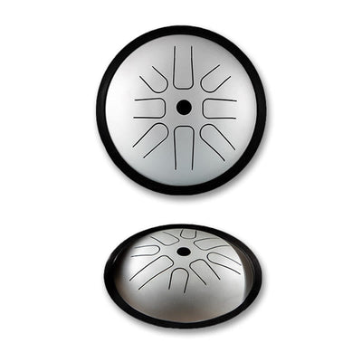 Foviel Steel Tongue Drum Sound Healing Yoga Meditation Drum Kit 8 Note 6 Inch Percussion Instrument