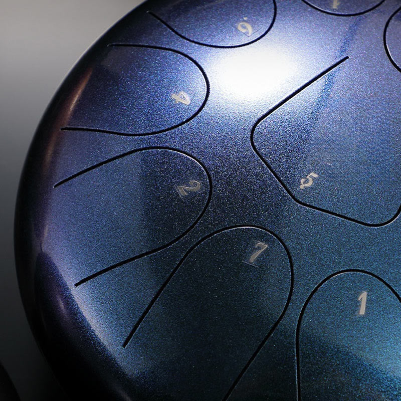 Foviel Steel Tongue Drum Sound Healing Meditation Drum Kit 13 Note 12 Inch Percussion Instrument