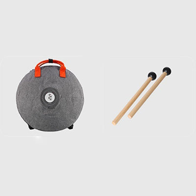 Kit de tambour à langue en acier Foviel pour la sonothérapie, le yoga et la méditation, instrument handpan 9 notes de 15 pouces