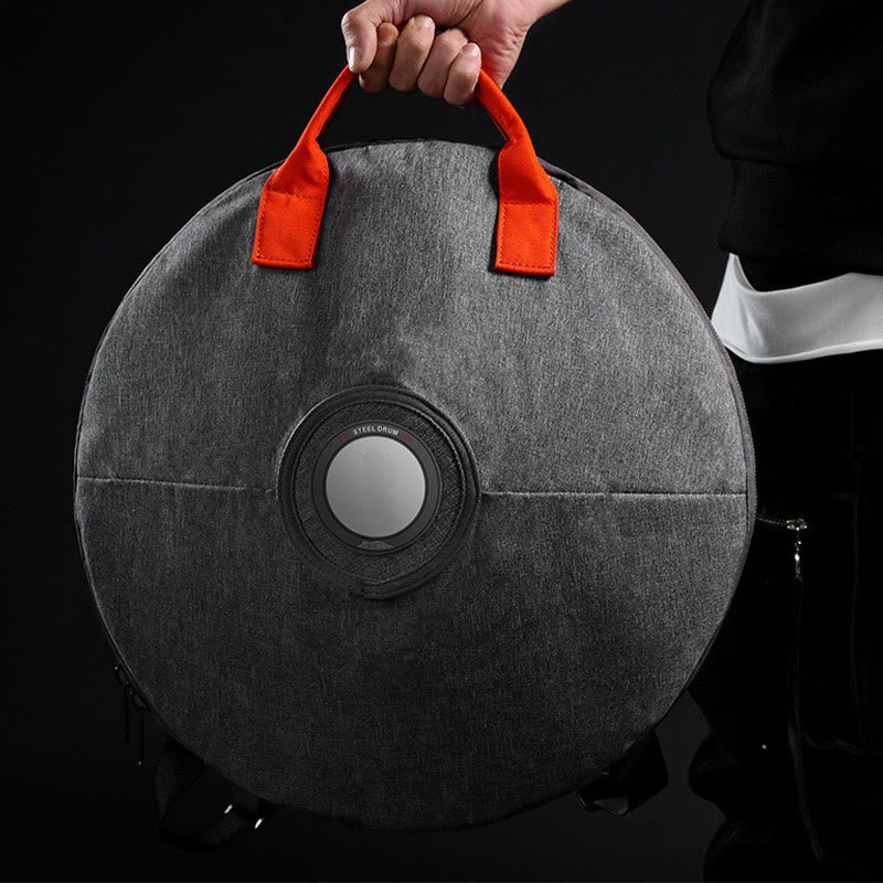Kit de tambour à langue en acier Foviel pour la sonothérapie, le yoga et la méditation, instrument handpan 9 notes de 15 pouces