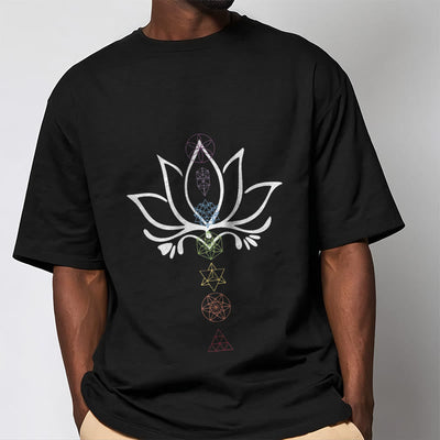 Foviel Lotus Sacred Geometry Tee T-shirt