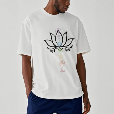 Foviel Lotus Sacred Geometry Tee T-shirt