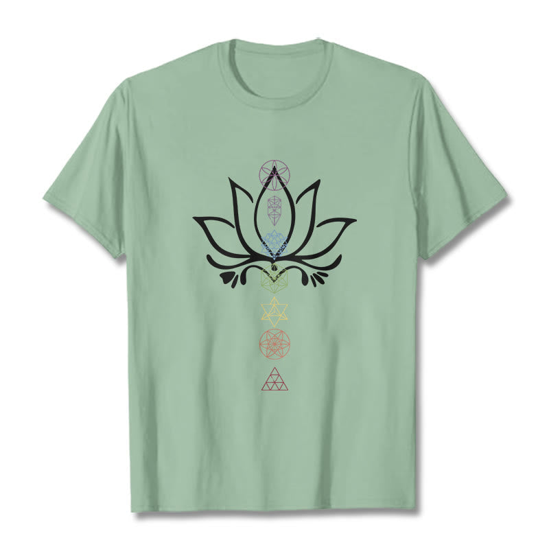 Foviel Lotus Sacred Geometry Tee T-shirt