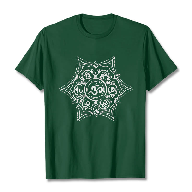 Foviel Mandala Om Mani Padme Hum Tee T-shirt