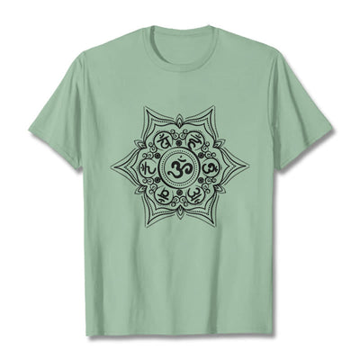 Foviel Mandala Om Mani Padme Hum Tee T-shirt