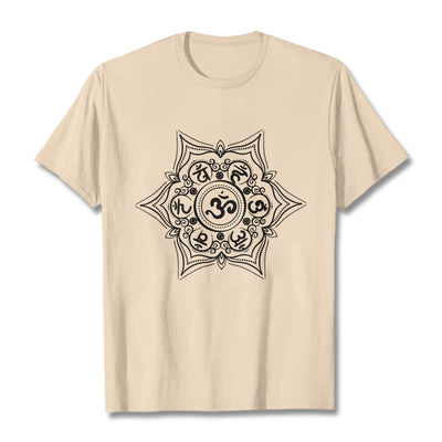 Foviel Mandala Om Mani Padme Hum Tee T-shirt