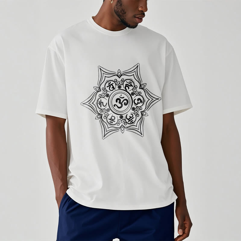 Foviel Mandala Om Mani Padme Hum Tee T-shirt